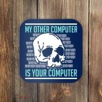 Cyber Hacker Computer Security Expert Cybersecurity Coaster thumb 0