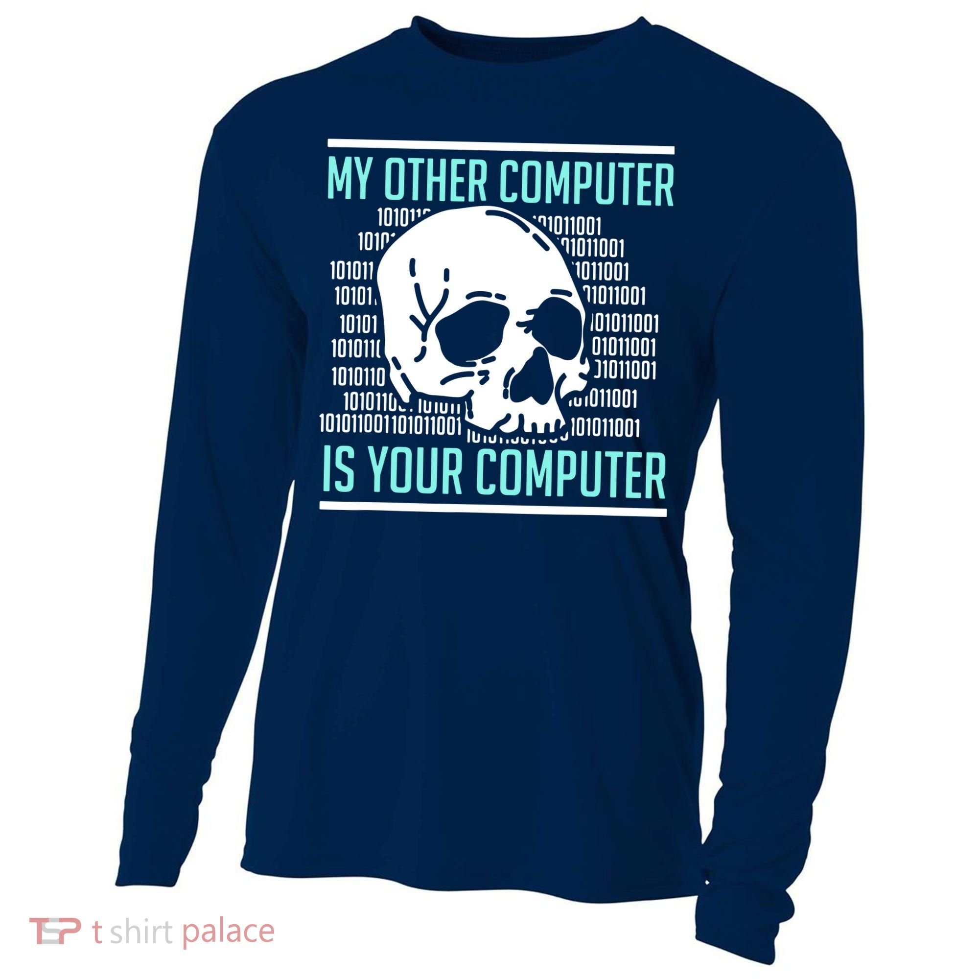 Cyber Hacker Computer Security Expert Cybersecurity Cooling Performance Long Sleeve Crew