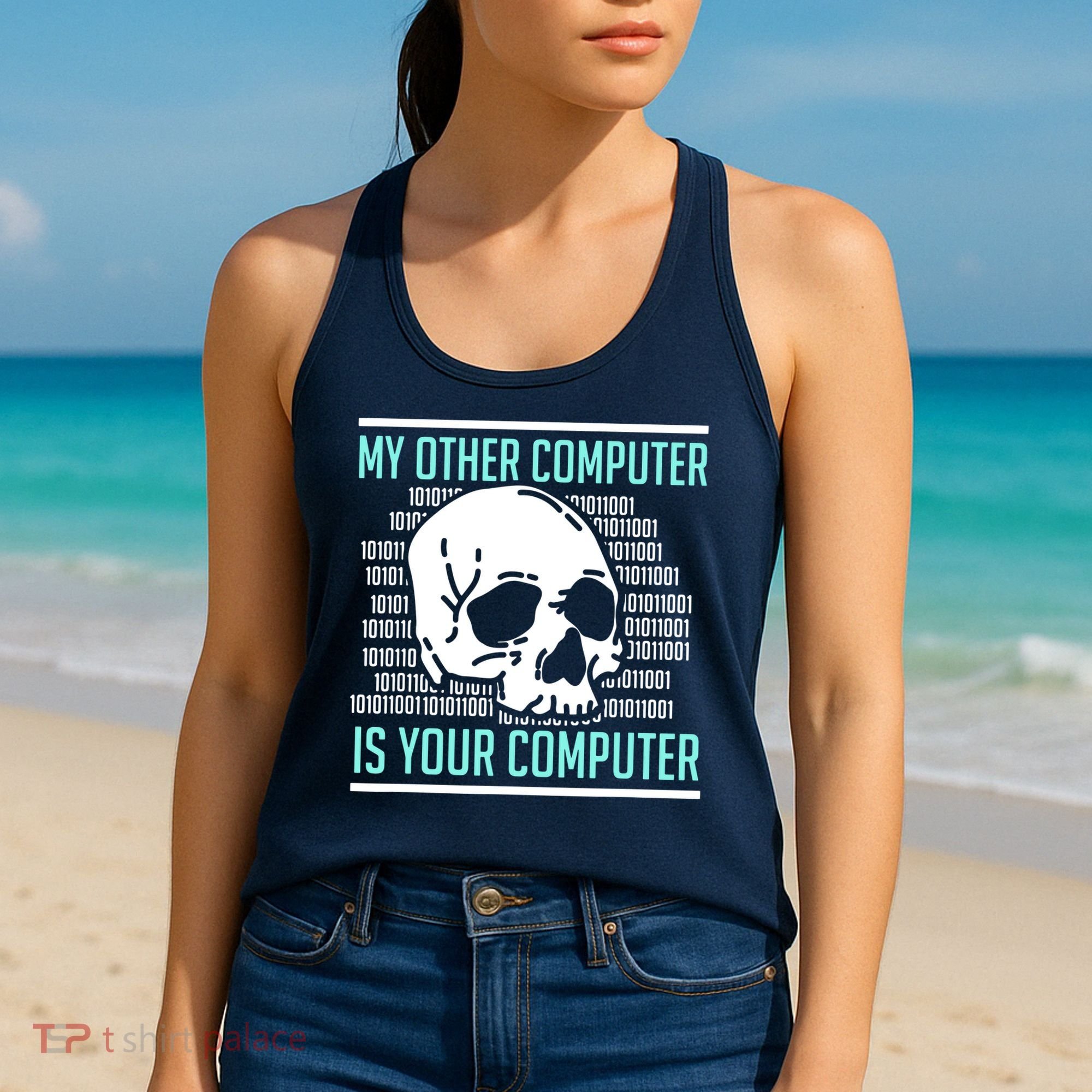 Cyber Hacker Computer Security Expert Cybersecurity Women's Tank Top