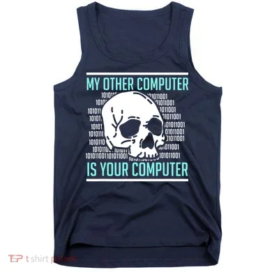 Cyber Hacker Computer Security Expert Cybersecurity Tank Top