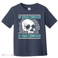 Cyber Hacker Computer Security Expert Cybersecurity Toddler T-Shirt thumb 0