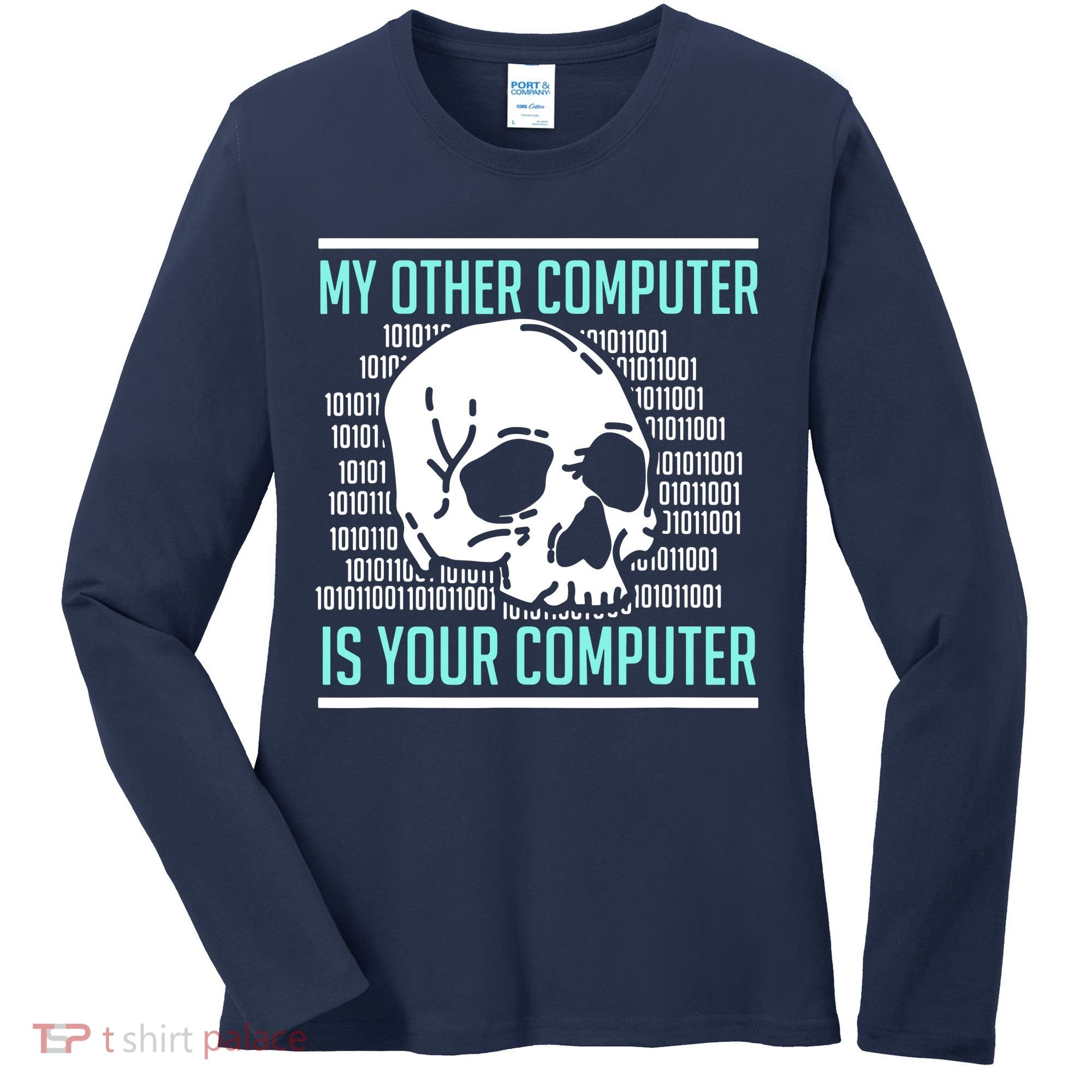 Cyber Hacker Computer Security Expert Cybersecurity Women's Long Sleeve Shirt