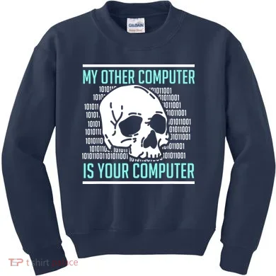Cyber Hacker Computer Security Expert Cybersecurity Kids Sweatshirt