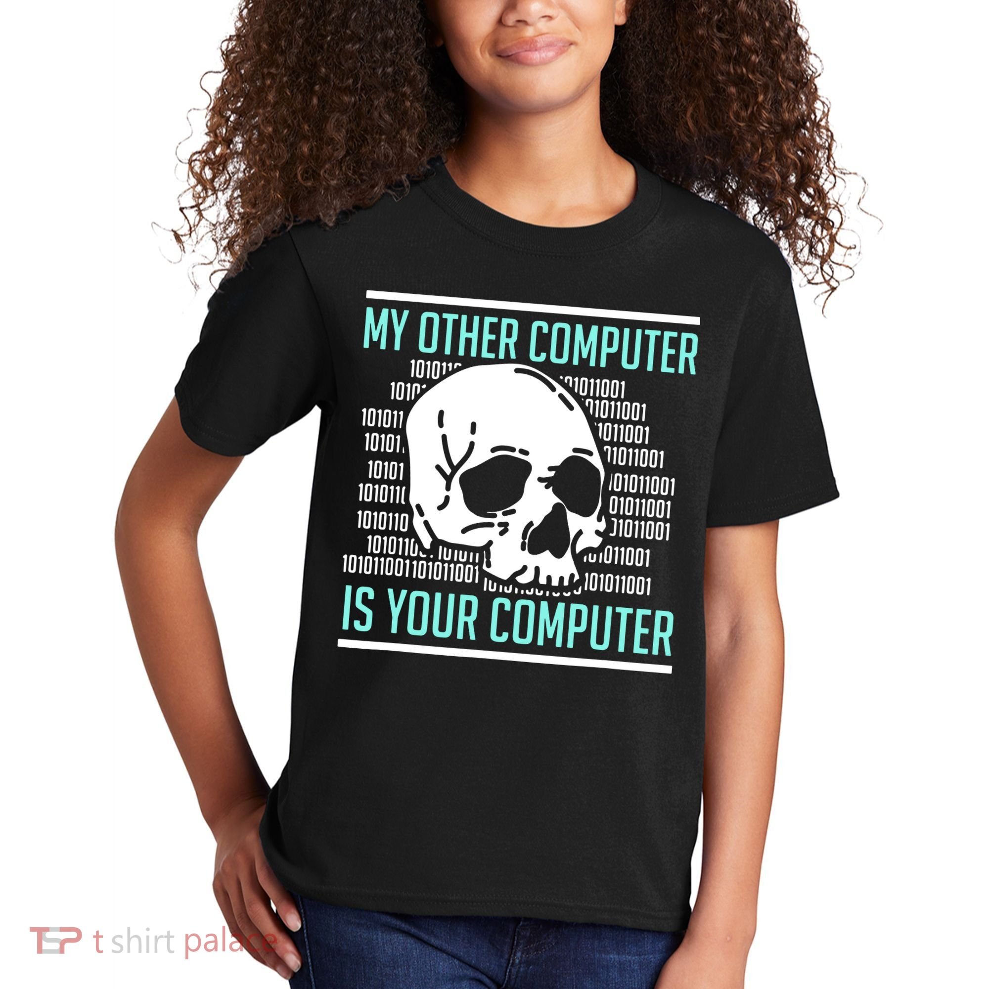 Cyber Hacker Computer Security Expert Cybersecurity Kids T-Shirt