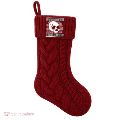 Cyber Hacker Computer Security Expert Cybersecurity Knit Stocking