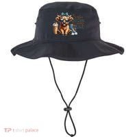 Cute Highland Cow IM Not A Hot Mess Im A Spicy Disaster Bucket Hat thumb 0