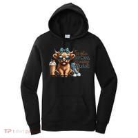 Cute Highland Cow IM Not A Hot Mess Im A Spicy Disaster Women's Hoodie thumb 0