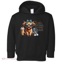 Cute Highland Cow IM Not A Hot Mess Im A Spicy Disaster Toddler Hoodie thumb 0