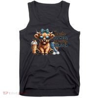 Cute Highland Cow IM Not A Hot Mess Im A Spicy Disaster Tank Top thumb 0