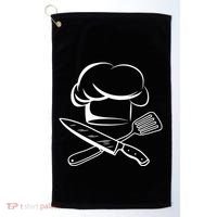 Chef Hat Culinary Sous Chef Cuisine Kitchen Chief Cook Tools Golf Towel thumb 0