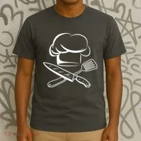 Chef Hat Culinary Sous Chef Cuisine Kitchen Chief Cook Tools T-Shirt thumb 3