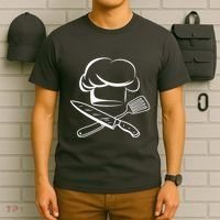 Chef Hat Culinary Sous Chef Cuisine Kitchen Chief Cook Tools T-Shirt thumb 6