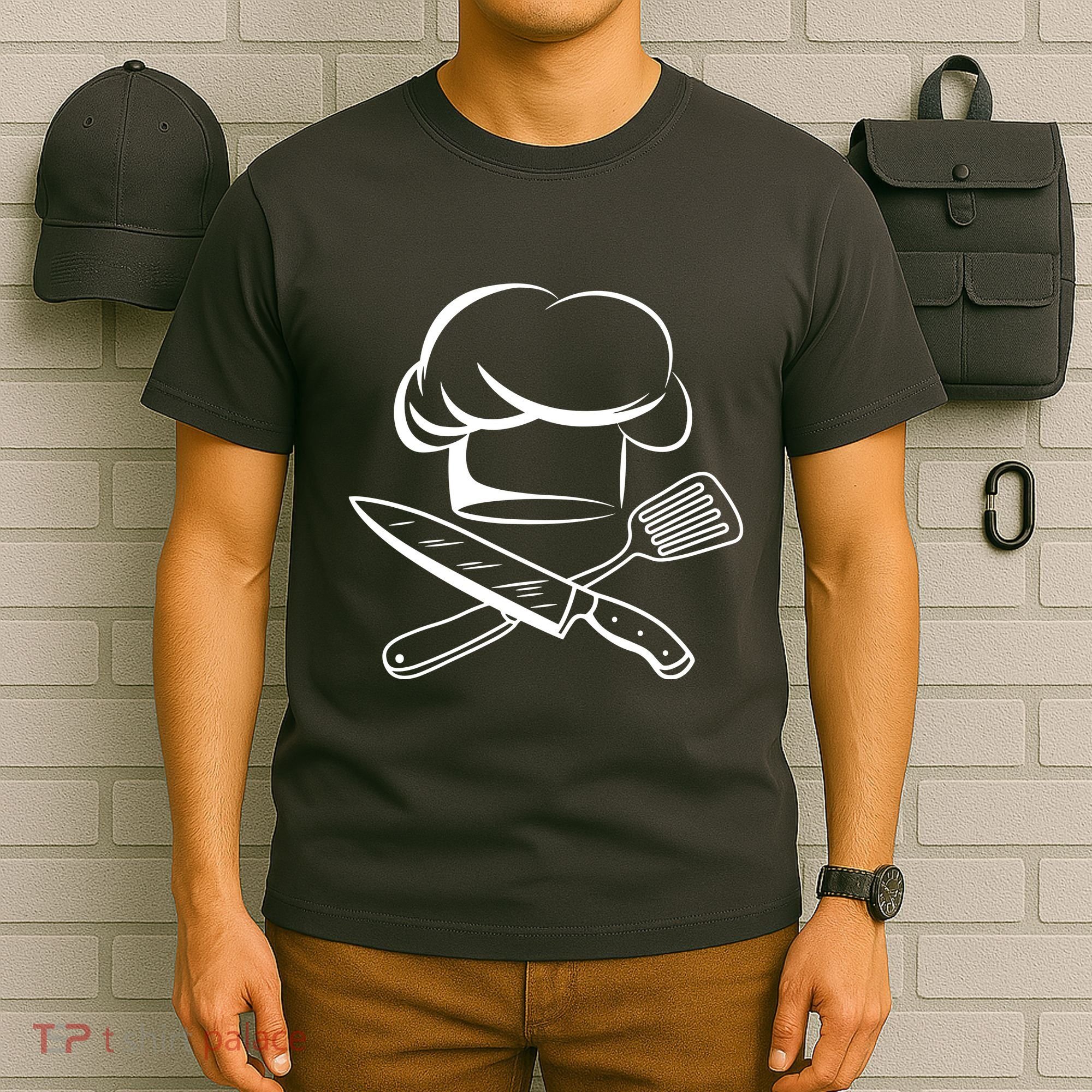 Chef Hat Culinary Sous Chef Cuisine Kitchen Chief Cook Tools T-Shirt