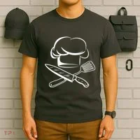 Chef Hat Culinary Sous Chef Cuisine Kitchen Chief Cook Tools T-Shirt thumb 6