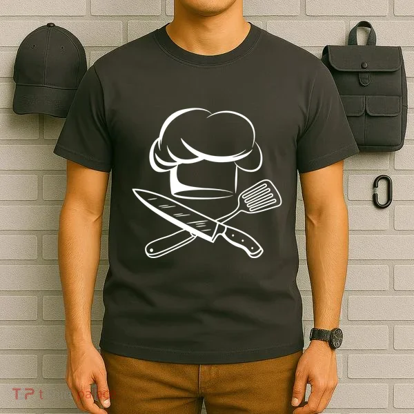 Chef Hat Culinary Sous Chef Cuisine Kitchen Chief Cook Tools T-Shirt