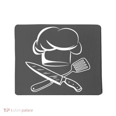 Chef Hat Culinary Sous Chef Cuisine Kitchen Chief Cook Tools Mousepad