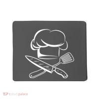 Chef Hat Culinary Sous Chef Cuisine Kitchen Chief Cook Tools Mousepad thumb 0