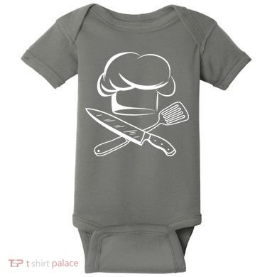 Chef Hat Culinary Sous Chef Cuisine Kitchen Chief Cook Tools Baby Bodysuit