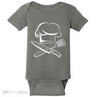 Chef Hat Culinary Sous Chef Cuisine Kitchen Chief Cook Tools Baby Bodysuit thumb 0