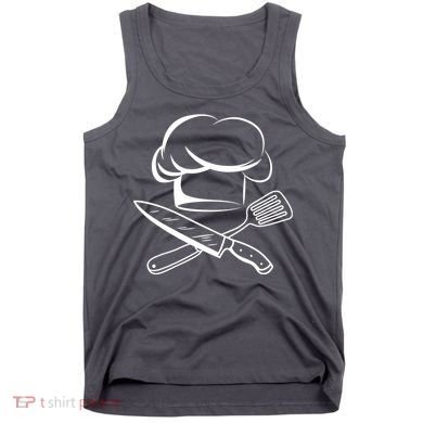 Chef Hat Culinary Sous Chef Cuisine Kitchen Chief Cook Tools Tank Top