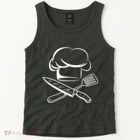 Chef Hat Culinary Sous Chef Cuisine Kitchen Chief Cook Tools Tank Top thumb 2