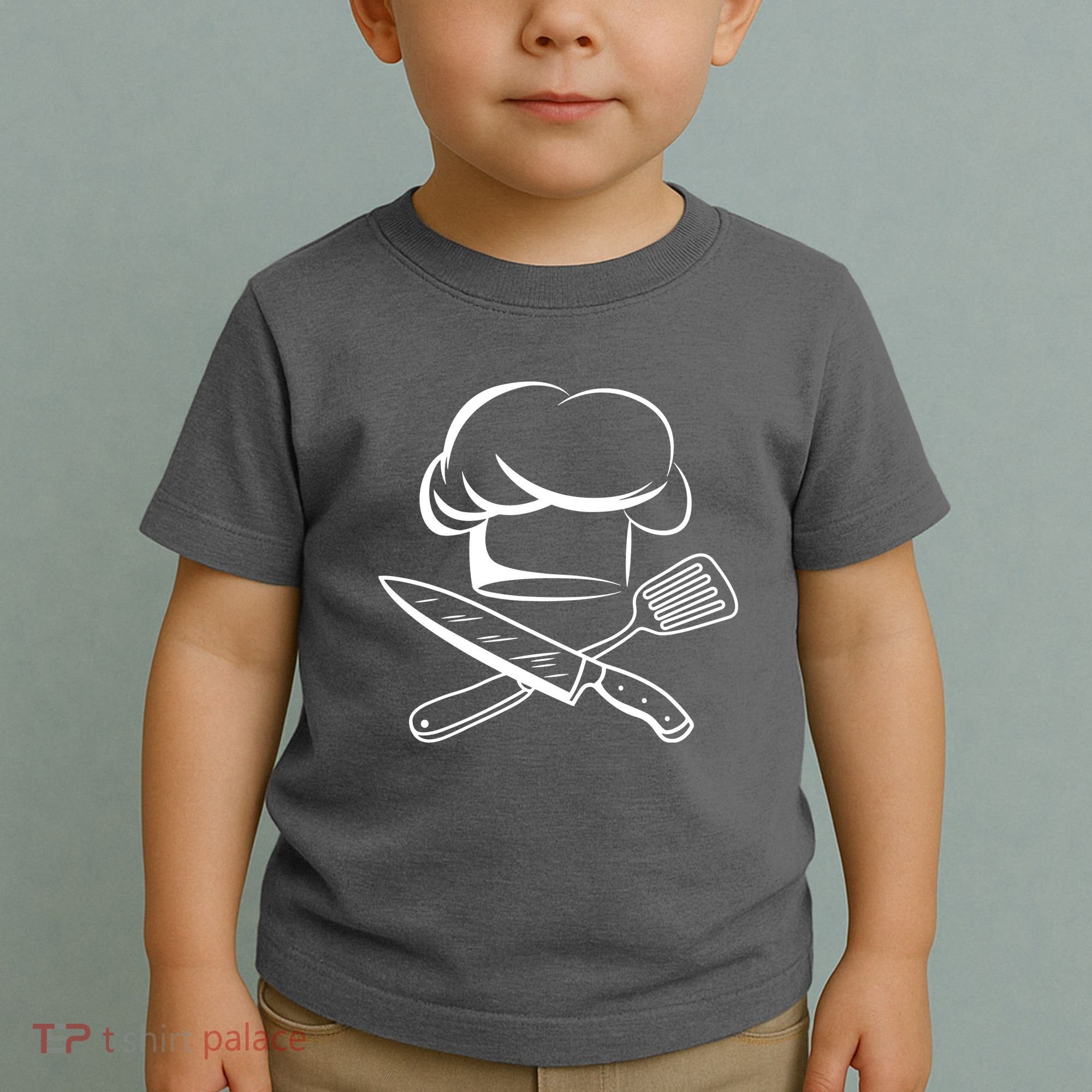 Chef Hat Culinary Sous Chef Cuisine Kitchen Chief Cook Tools Toddler T-Shirt