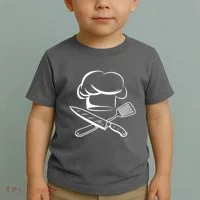 Chef Hat Culinary Sous Chef Cuisine Kitchen Chief Cook Tools Toddler T-Shirt thumb 2