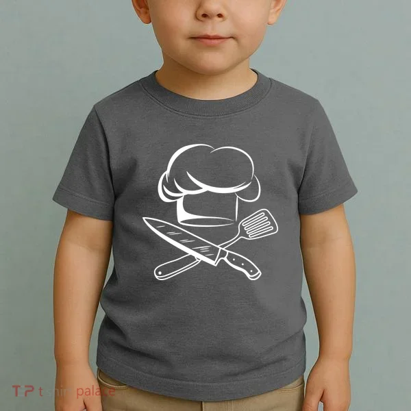 Chef Hat Culinary Sous Chef Cuisine Kitchen Chief Cook Tools Toddler T-Shirt