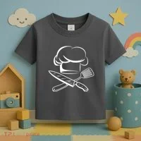 Chef Hat Culinary Sous Chef Cuisine Kitchen Chief Cook Tools Toddler T-Shirt thumb 3