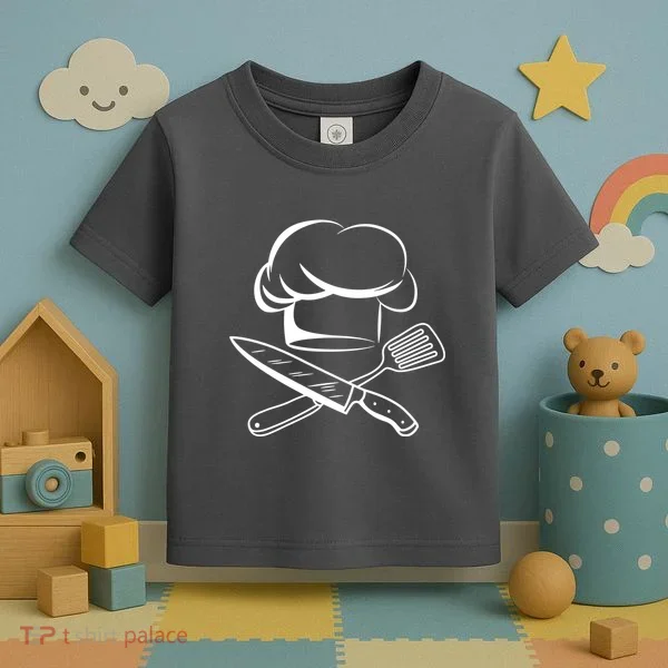 Chef Hat Culinary Sous Chef Cuisine Kitchen Chief Cook Tools Toddler T-Shirt
