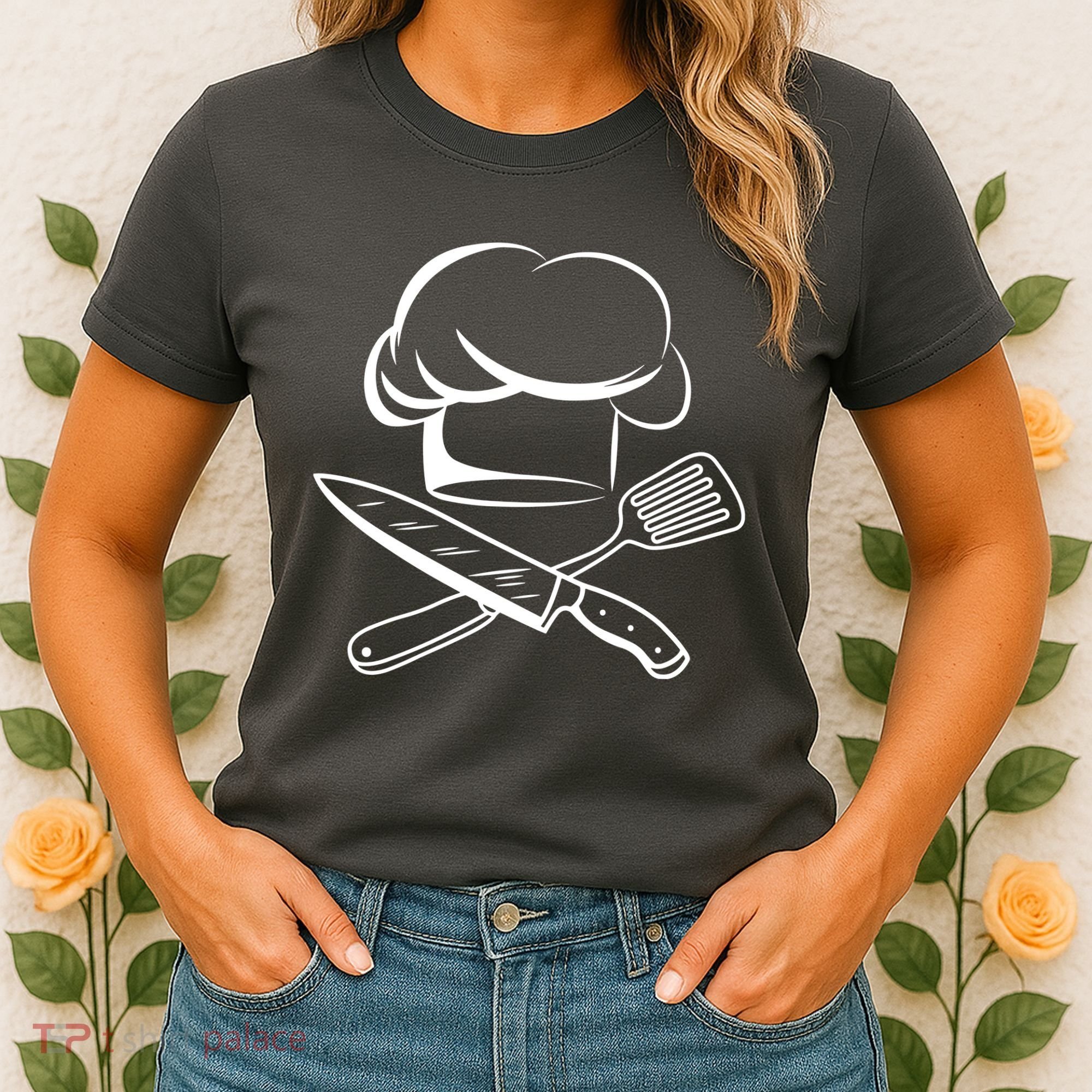 Chef Hat Culinary Sous Chef Cuisine Kitchen Chief Cook Tools Women's T-Shirt