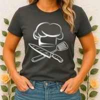 Chef Hat Culinary Sous Chef Cuisine Kitchen Chief Cook Tools Women's T-Shirt thumb 2