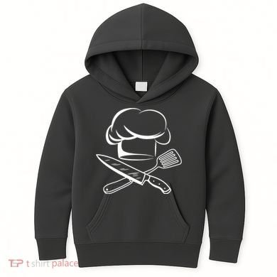 Chef Hat Culinary Sous Chef Cuisine Kitchen Chief Cook Tools Kids Hoodie