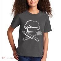 Chef Hat Culinary Sous Chef Cuisine Kitchen Chief Cook Tools Kids T-Shirt thumb 2
