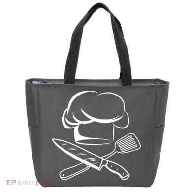 Chef Hat Culinary Sous Chef Cuisine Kitchen Chief Cook Tools Tote Bag