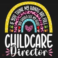 Cute Heart Care Director Daycare Teacher Appreciation Cute Gift Women's Hoodie thumb 2