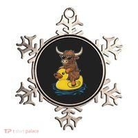 Cute Highland Cow Duck Pool Float Summer Vibes Swimming Ornament thumb 0