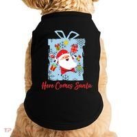 Christmas Here Comes Santa Gift Box Doggie Tank thumb 0
