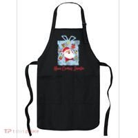 Christmas Here Comes Santa Gift Box Apron thumb 0