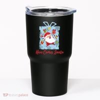Christmas Here Comes Santa Gift Box Tumbler thumb 0