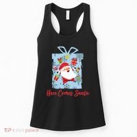 Christmas Here Comes Santa Gift Box Women's Tank Top thumb 0