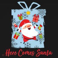 Christmas Here Comes Santa Gift Box Tank Top thumb 6