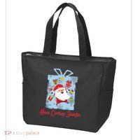 Christmas Here Comes Santa Gift Box Tote Bag thumb 3