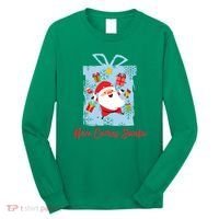 Christmas Here Comes Santa Gift Box Long Sleeve Shirt thumb 0