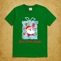 Christmas Here Comes Santa Gift Box T-Shirt thumb 5