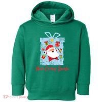 Christmas Here Comes Santa Gift Box Toddler Hoodie thumb 0