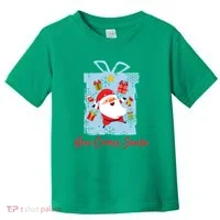 Christmas Here Comes Santa Gift Box Toddler T-Shirt thumb 0