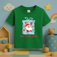 Christmas Here Comes Santa Gift Box Toddler T-Shirt thumb 3