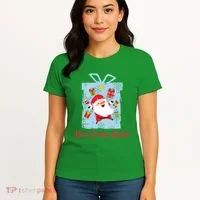 Christmas Here Comes Santa Gift Box Women's T-Shirt thumb 4