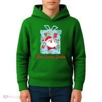 Christmas Here Comes Santa Gift Box Kids Hoodie thumb 4